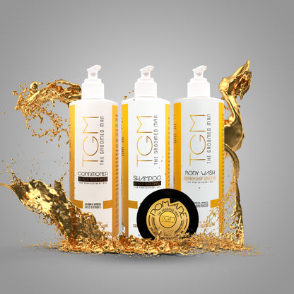 The Groomed Man Gold Set